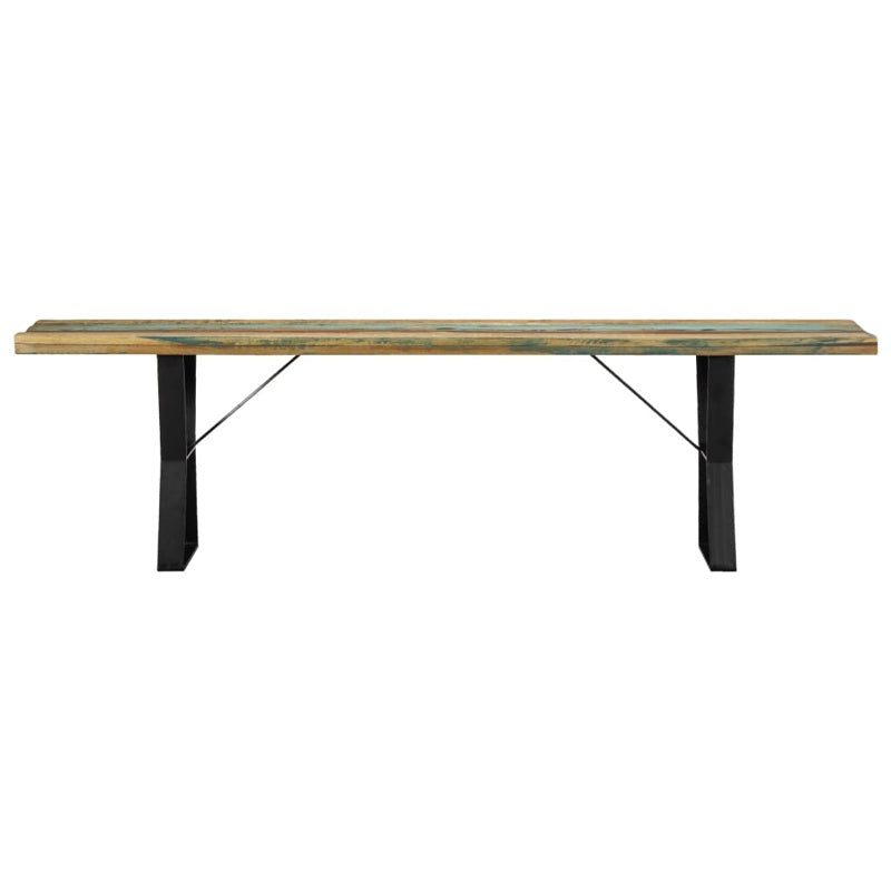 vidaXL Bench 160 cm Solid Reclaimed Wood