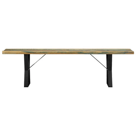 vidaXL Bench 160 cm Solid Reclaimed Wood