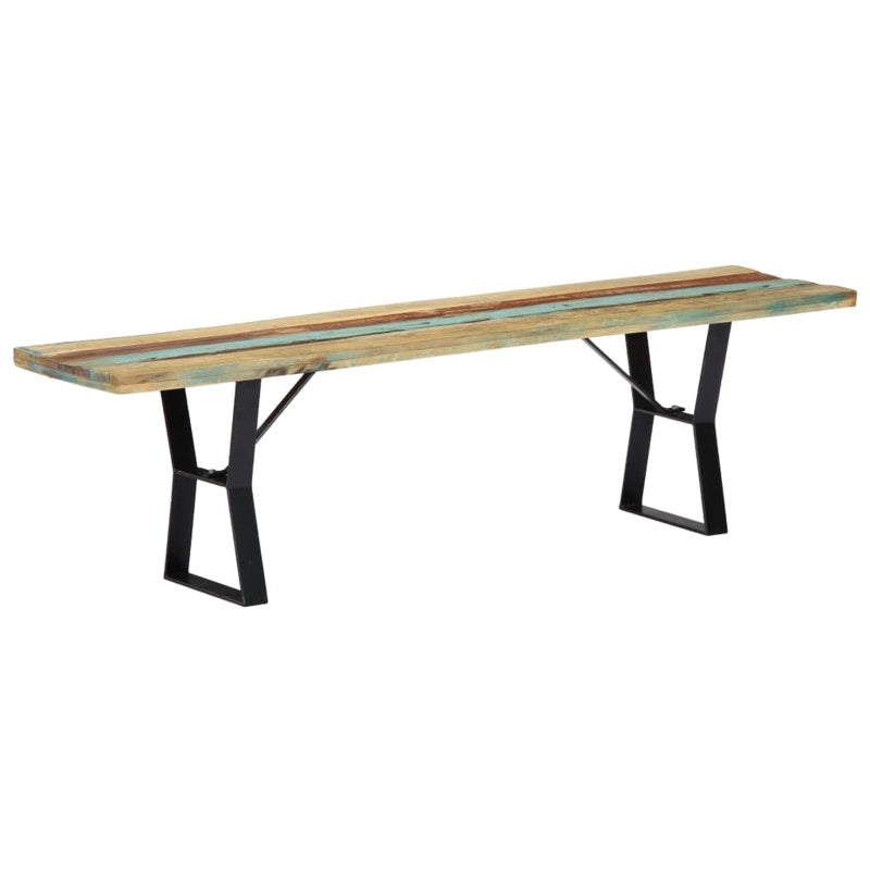 vidaXL Bench 160 cm Solid Reclaimed Wood