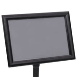 vidaXL A3 Pedestal Poster Stand Black Aluminium Alloy