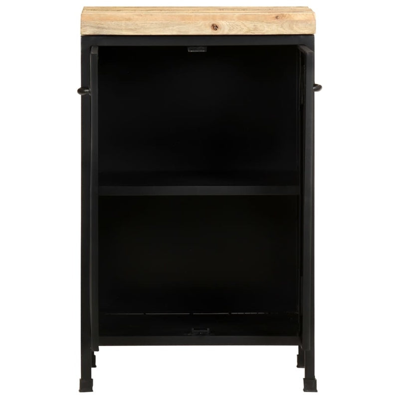 vidaXL Sideboard 47x35x76 cm Rough Mango Wood