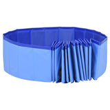 vidaXL Foldable Dog Swimming Pool Blue 200x30 cm PVC