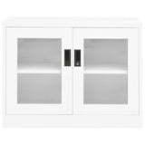 vidaXL Office Cabinet White 90x40x70 cm Steel