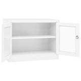 vidaXL Office Cabinet White 90x40x70 cm Steel