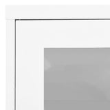 vidaXL Office Cabinet White 90x40x70 cm Steel