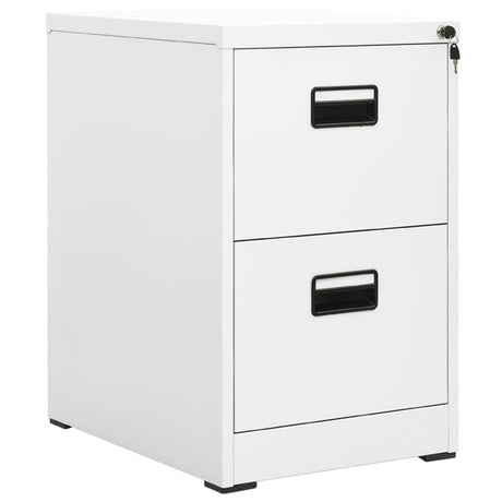 vidaXL Filing Cabinet White 46x62x72.5 cm Steel