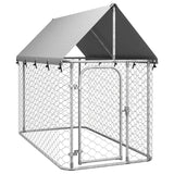 vidaXL Outdoor Dog Kennel with Roof 200x100x150 cm