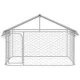 vidaXL Outdoor Dog Kennel with Roof 200x200x150 cm