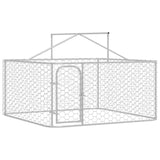 vidaXL Outdoor Dog Kennel with Roof 200x200x150 cm