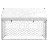 vidaXL Outdoor Dog Kennel with Roof 200x200x150 cm