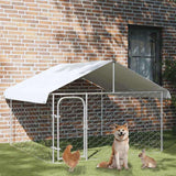 vidaXL Outdoor Dog Kennel with Roof 200x200x150 cm