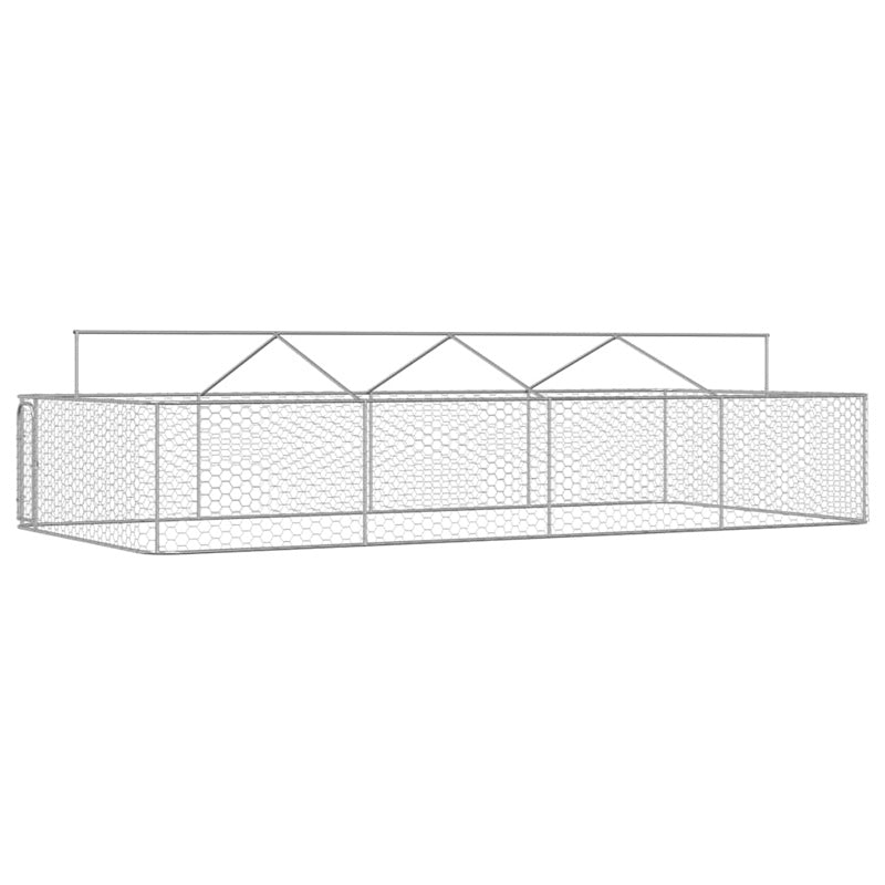 vidaXL Outdoor Dog Kennel with Roof 600x300x150 cm