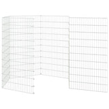 vidaXL Free Range Animal Enclosure 6-Panel 54x100 cm Galvanised Iron