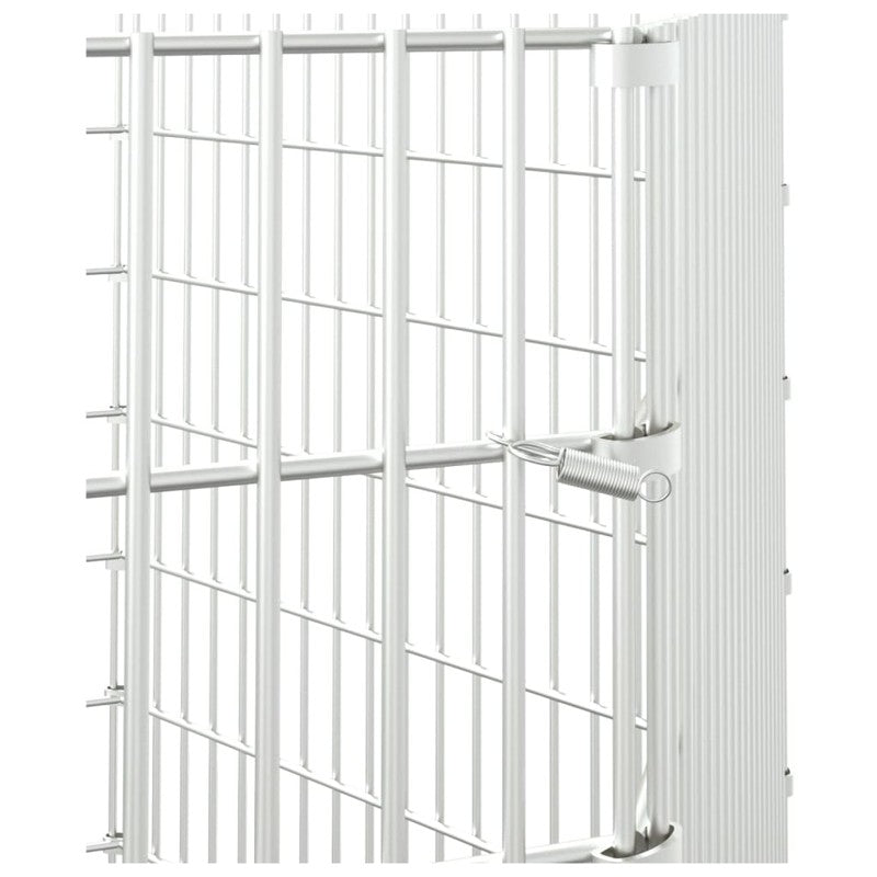 vidaXL Free Range Animal Enclosure 6-Panel 54x100 cm Galvanised Iron