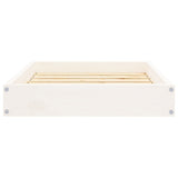 vidaXL Dog Bed White 61.5x49x9 cm Solid Wood Pine