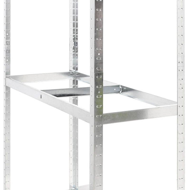 vidaXL 3-Layer Tire Rack Silver 110x40x200 cm Steel