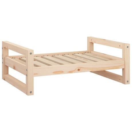 vidaXL Dog Bed 75.5x55.5x28 cm Solid Pine Wood