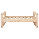 vidaXL Dog Bed 75.5x55.5x28 cm Solid Pine Wood