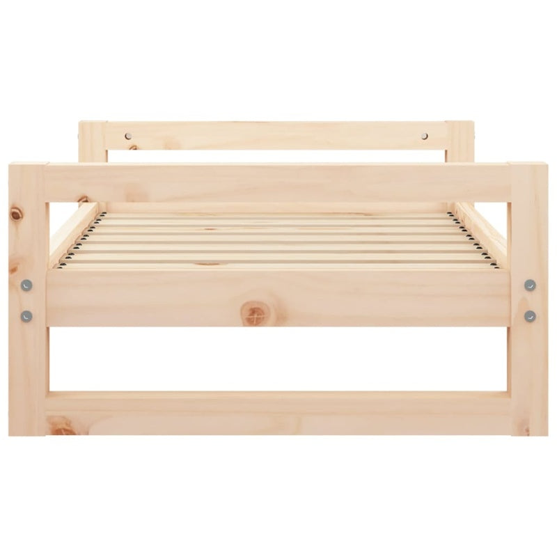 vidaXL Dog Bed 75.5x55.5x28 cm Solid Pine Wood