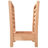 vidaXL Magazine Rack 40x26.5x38.5 cm Solid Wood Walnut