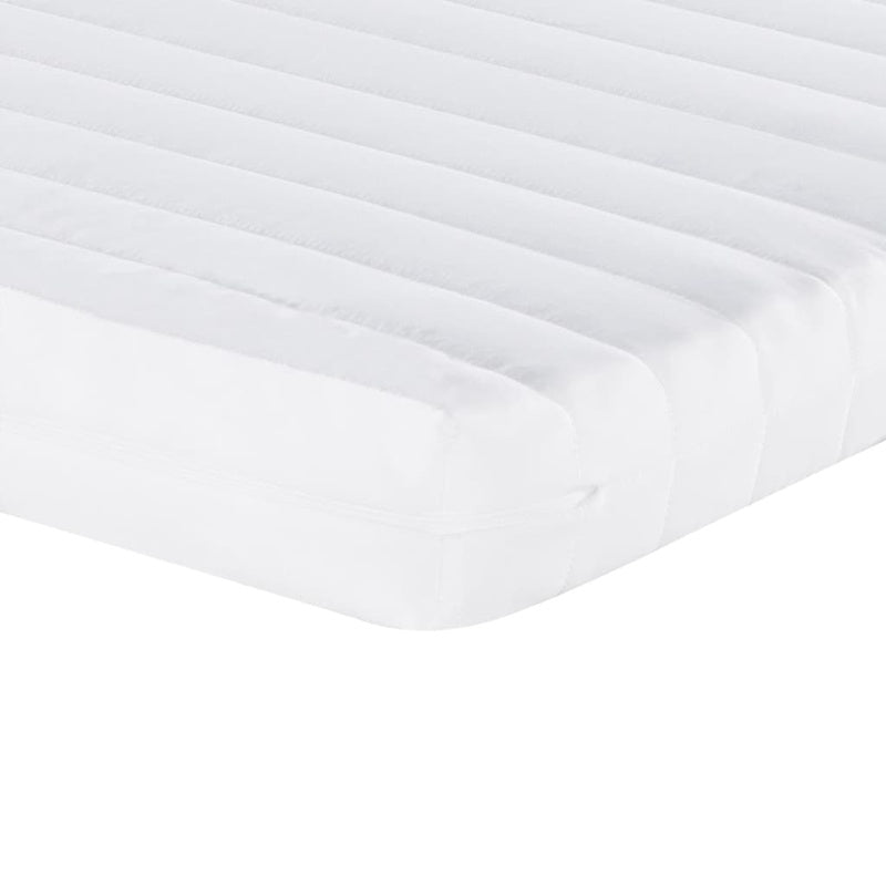 vidaXL Foam Mattress White 90x190 cm 7-Zone Hardness 20 ILD