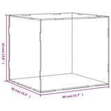 vidaXL Display Box Transparent 40x36x35 cm Acrylic