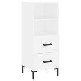 vidaXL Highboard White 34.5x34x180 cm Engineered Wood