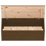 vidaXL Storage Box Honey Brown 89x36.5x33 cm Solid Wood Pine