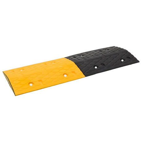 vidaXL Speed Hump 5 pcs Yellow&Black 97x32.5x4 cm Rubber