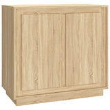 vidaXL Sideboard Sonoma Oak 80x34x75 cm Engineered Wood