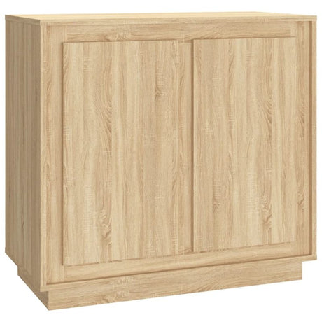 vidaXL Sideboard Sonoma Oak 80x34x75 cm Engineered Wood