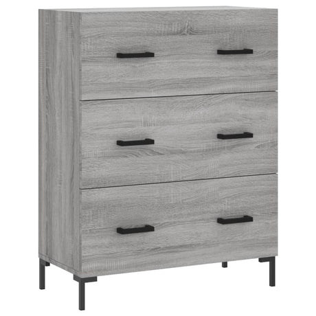 vidaXL Sideboard Grey Sonoma 69.5x34x90 cm Engineered Wood