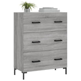 vidaXL Sideboard Grey Sonoma 69.5x34x90 cm Engineered Wood