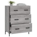 vidaXL Sideboard Grey Sonoma 69.5x34x90 cm Engineered Wood