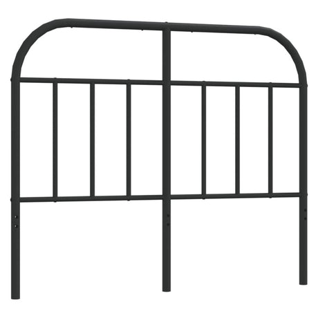 vidaXL Metal Headboard Black 120 cm