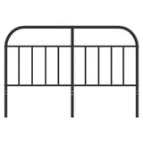 vidaXL Metal Headboard Black 140 cm