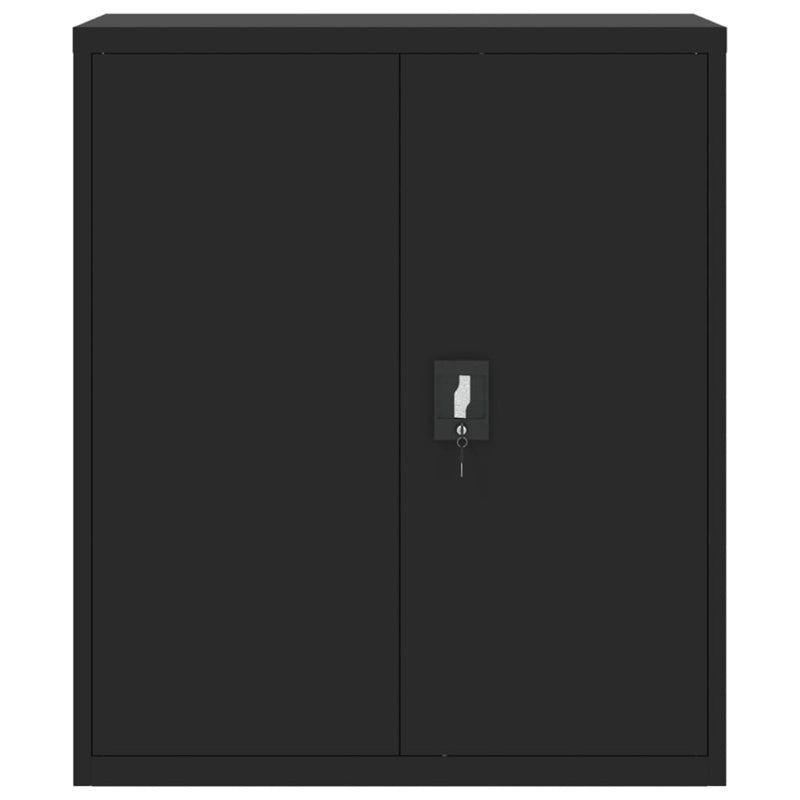 vidaXL File Cabinet Black 90x40x105 cm Steel