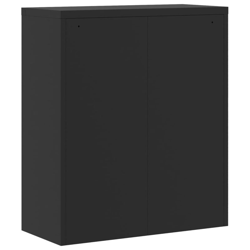 vidaXL File Cabinet Black 90x40x105 cm Steel