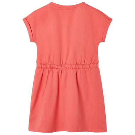 Kids' Dress with Drawstring Coral 104