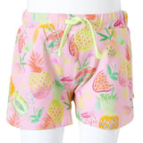 Kids' Shorts with Drawstring Soft Pink 116