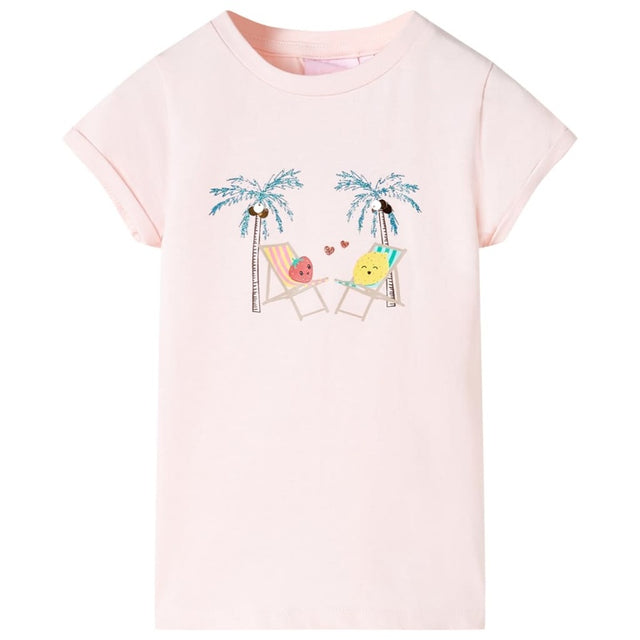 Kids' T-shirt Soft Pink 128