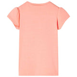 Kids' T-shirt Neon Coral 116