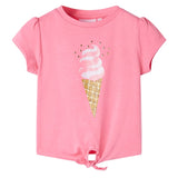 Kids' T-shirt Bright Fluo Pink 116