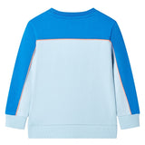 Kids' Sweatshirt Bright Blue and Light Blue 104