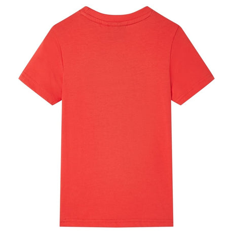 Kids' T-shirt with Short Sleeves Red 92