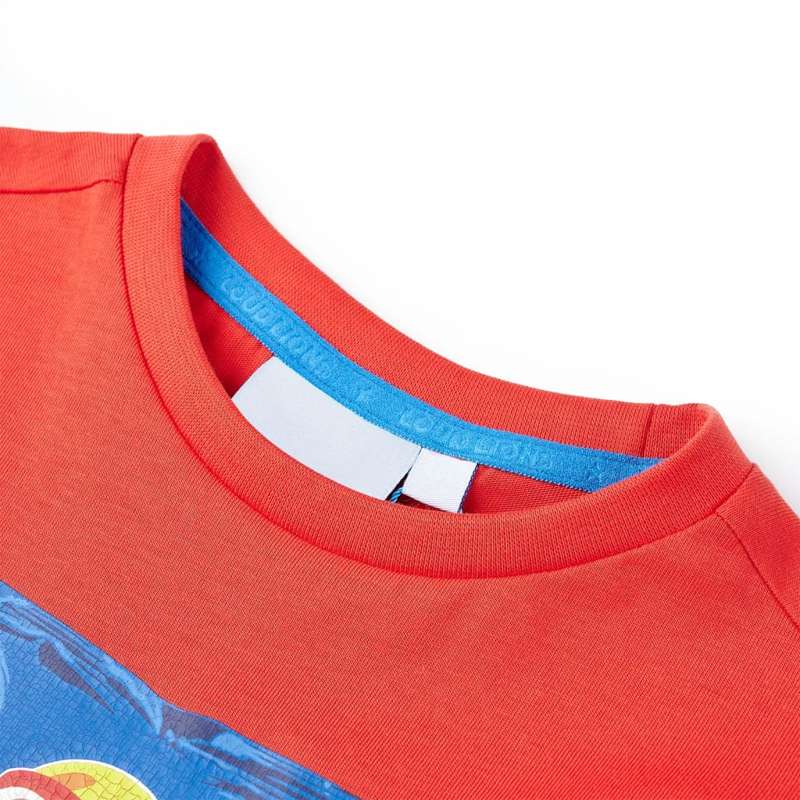 Kids' T-shirt with Short Sleeves Red 92