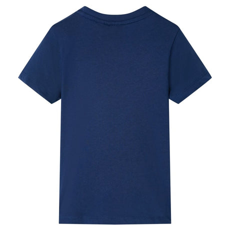 Kids' T-shirt with Short Sleeves Dark Blue 116