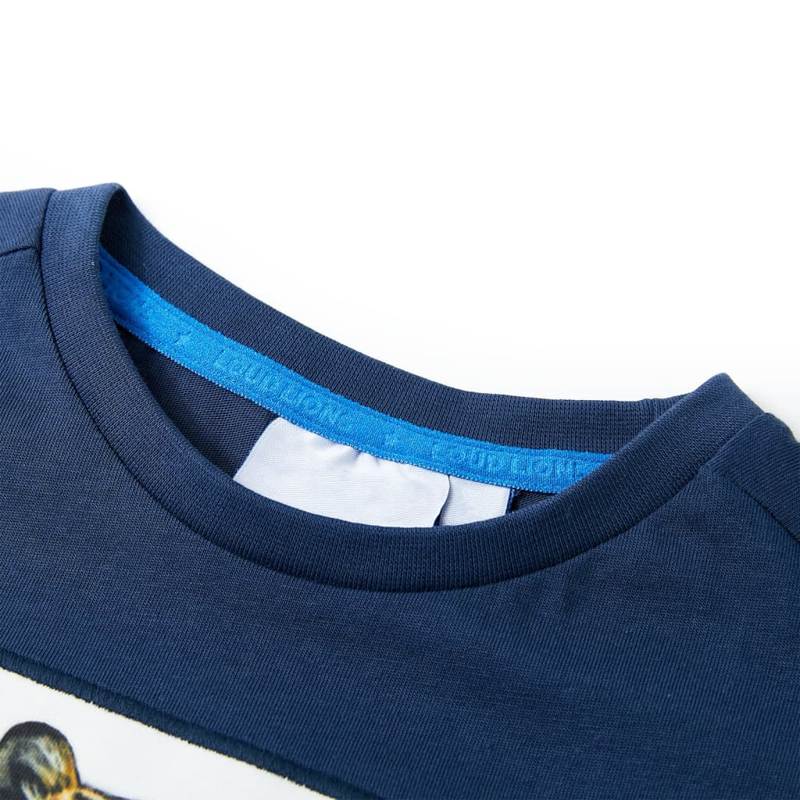 Kids' T-shirt with Short Sleeves Dark Blue 116