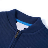 Kids' Sweatshirt with Zip Navy 116