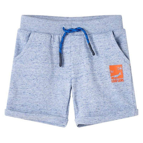 Kids' Shorts with Drawstring Blue Melange 116